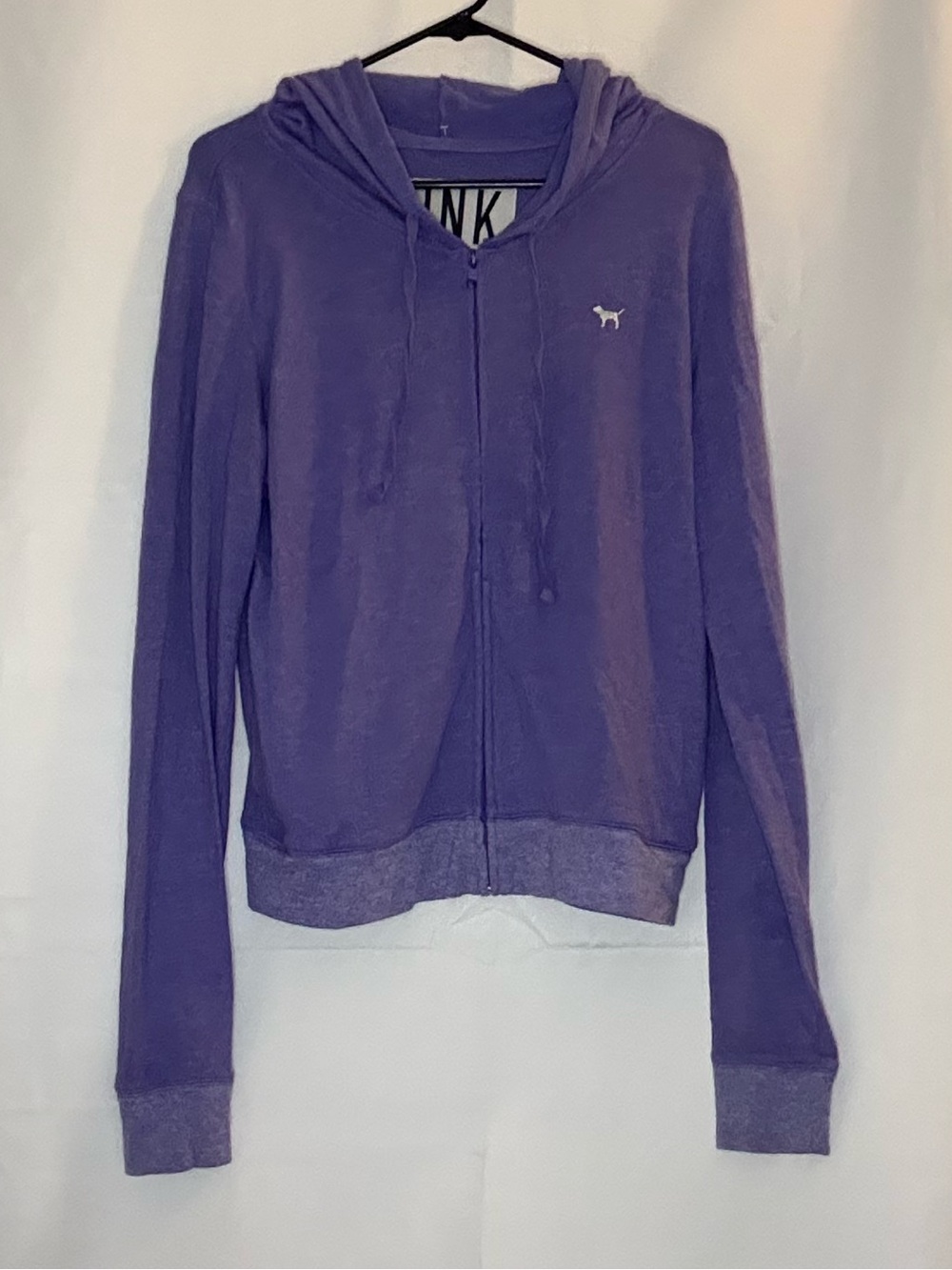 PINK Victoria's Secret Lavender Purple Zip Hoodie